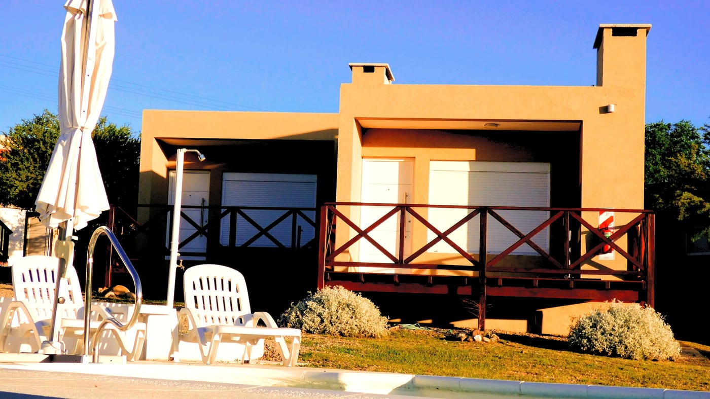 Exterior de la suite con la pileta